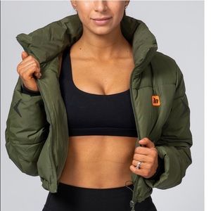 Muscle Nation cropped puffer